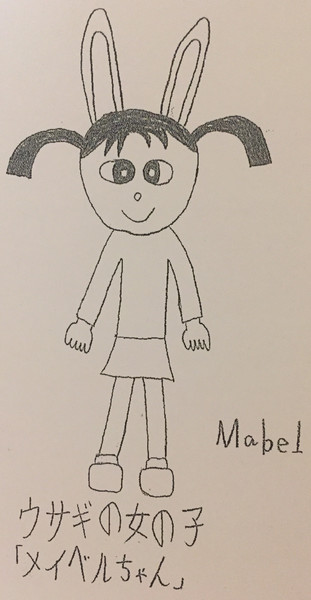 オリジナルキャラクター、ウサギの女の子「メイベルちゃん」