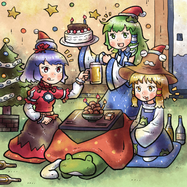 守矢神社のクリスマス