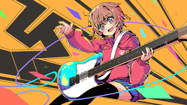 ギターの女の子 いぐあな編集長 さんのイラスト ニコニコ静画 イラスト