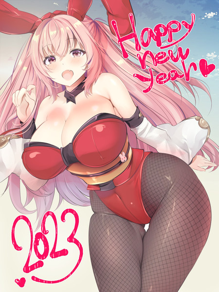 あけおめ和バニー！