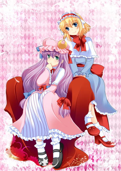 パチュリーとアリス あづま京 さんのイラスト ニコニコ静画 イラスト