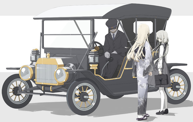 レトロ車 ねこ さんのイラスト ニコニコ静画 イラスト