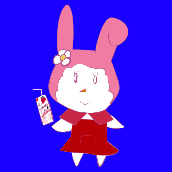 年末のプロモーション大特価！ ふわふわふーうさぎちゃんBB / さんのイラスト 黒茨薔薇 ぬいぐるみ