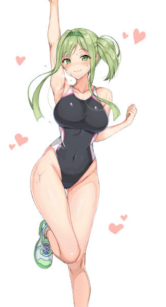 黒競泳水着 丁礼田舞ちゃん