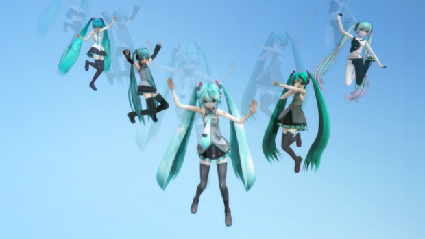 【初音ミクだらけ】新春動画（sm41590156）の5人。