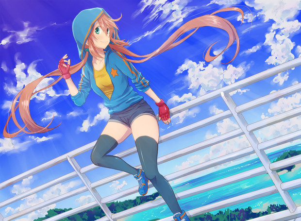 青空の下で カエルル さんのイラスト ニコニコ静画 イラスト