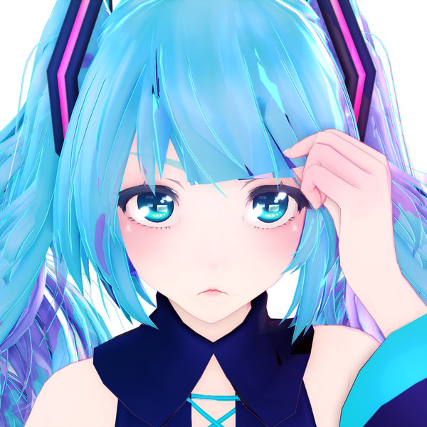 【TDA式ぱっつんミク】前髪切り過ぎたミクさん