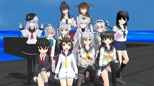 天一号作戦を乗り越えた記念に一枚 / 尾崎造兵廠 さんのイラスト ニコニコ静画 (イラスト)