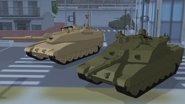 【更新】Challenger 2 主力戦車 ver1.5【MMDモデル配布】