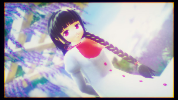 微笑む彼女 ニコニコ静画 (イラスト)