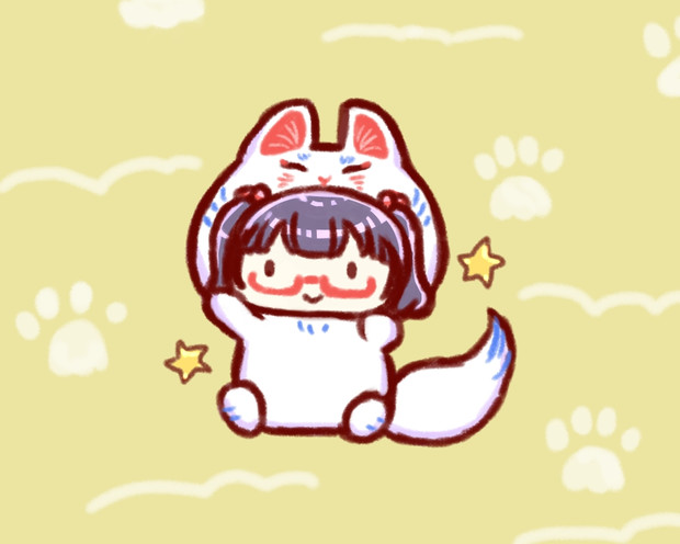 きつねきぐるみ咲ちゃん