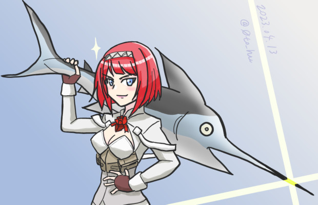 ソードフィッシュの申し子 / とうふどんぶり さんのイラスト ニコニコ静画 (イラスト)