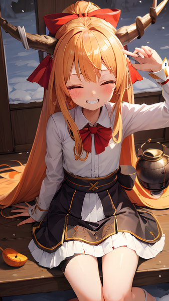 テレ顔萃香