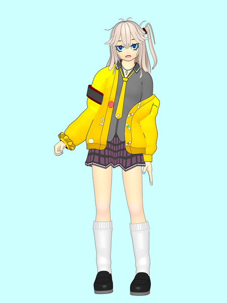 公式絵の基本ポーズ