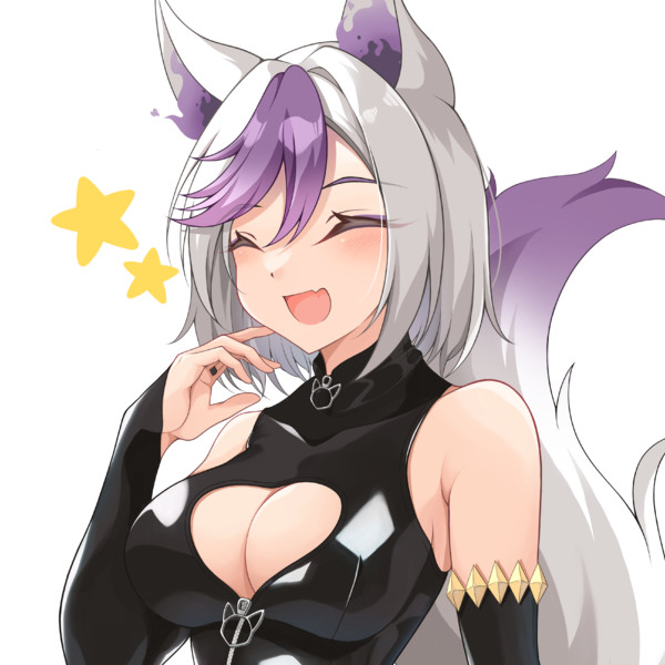 ラバースーツ狐娘