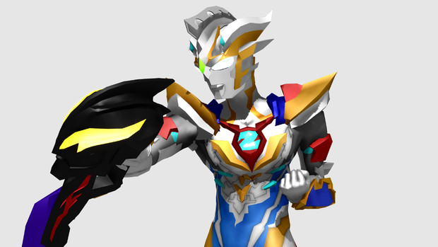 [配布]　ＭＭＤ　ウルトラマンゼット　デルタライズクロー