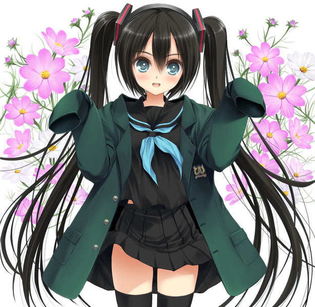 黒髪ミクさん くろののん さんのイラスト ニコニコ静画 イラスト