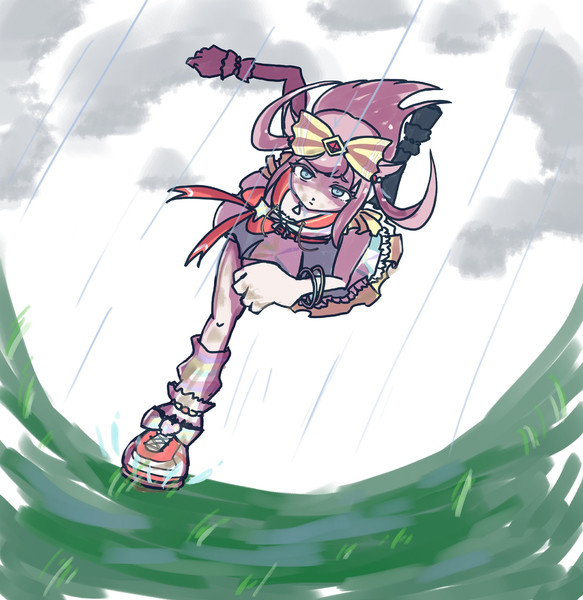 大外からアグネスデジタルの追い込み！ / ものき さんのイラスト ニコニコ静画 (イラスト)