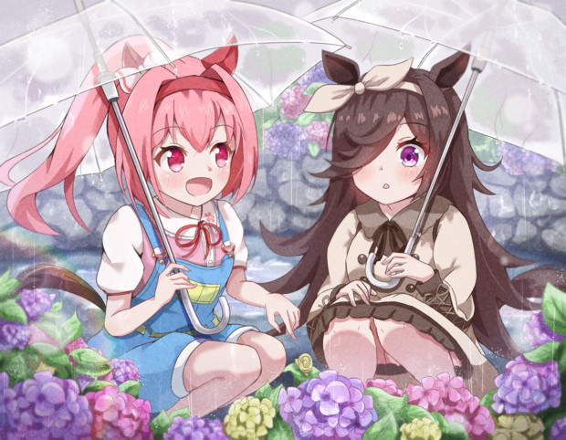 梅雨イラスト　ウラライス