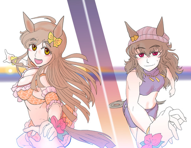 夏が終わるまで水着ウマ娘(6/18)