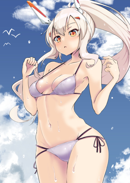 【支援サイト差分】ビキニ綾波ちゃん、ポロリもあるよ