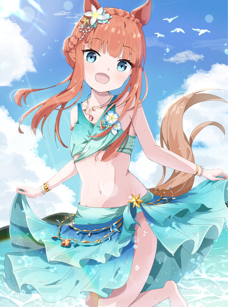 水着サイレンススズカさん / グリエル さんのイラスト