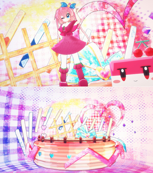 【MMDステージ配布】お誕生日ケーキステージ