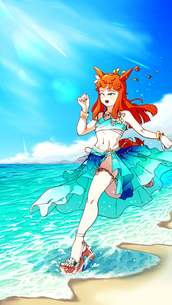 普通にかわいい水着スズカさんだよ〜