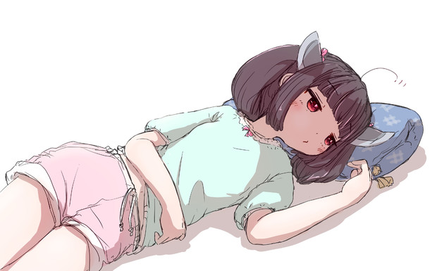 コレは兄様が家に帰るなり疲れて寝てしまったので遊んでもらえずふて寝するきりたん