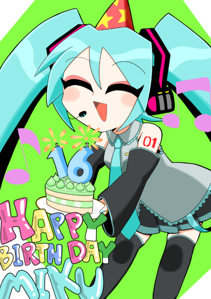 初音ミク様おめでとうござい