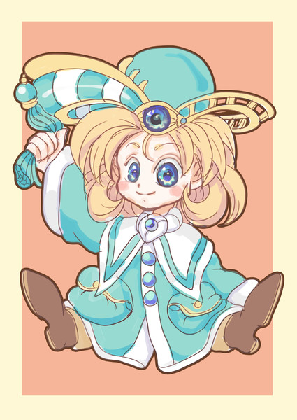 帽子をかぶった少年