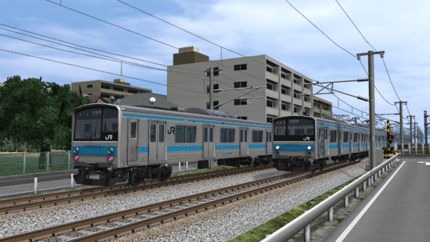 【VRMNX】離合する阪和線の205系電車