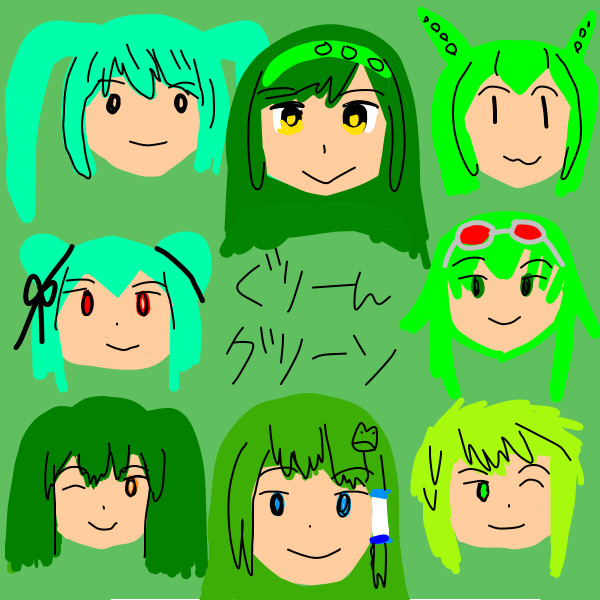 緑髪グリーンヒロインズ