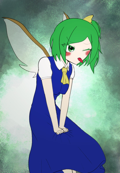 べーっだ！ / あおめぎん さんのイラスト ニコニコ静画 (イラスト)