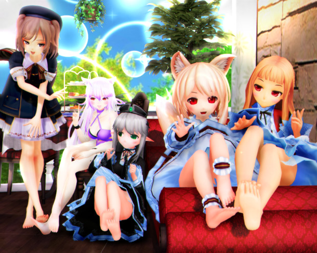 【今日のレア様】おみあしさんで なかよしのんびり…♪