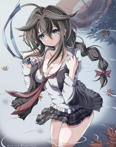 青色に沁みる