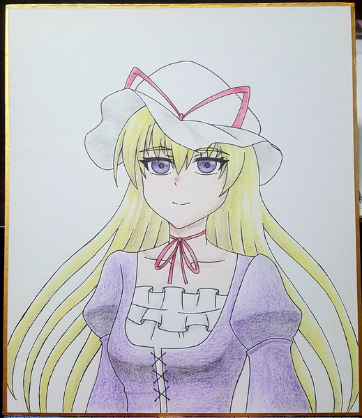 紫の色紙