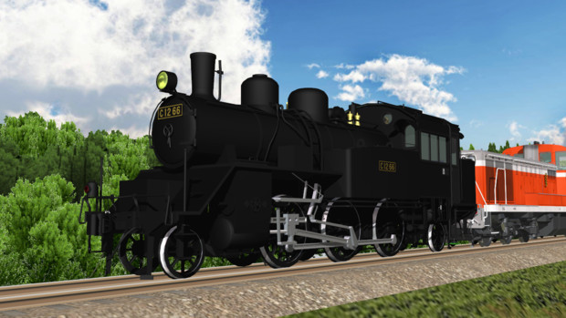 【モデル配布】C12型蒸気機関車 Ver.2.1【MMD鉄道