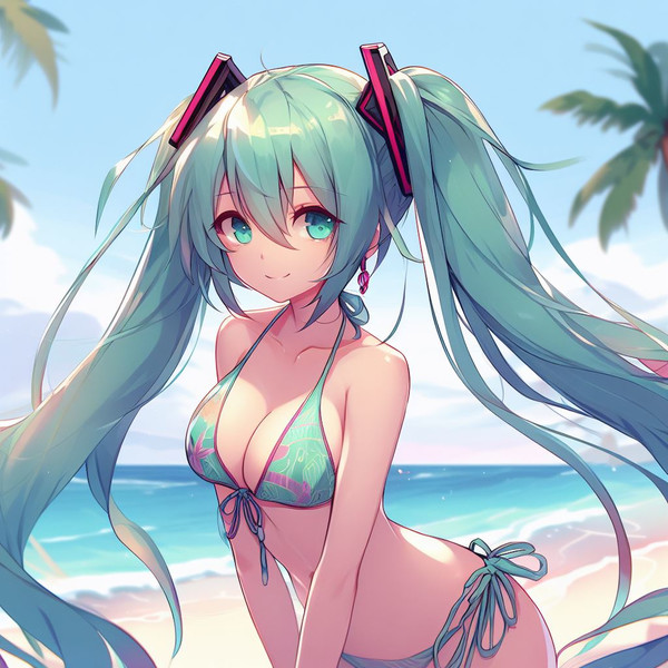 夏のミクさん２