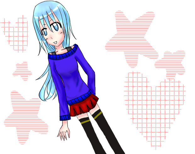 水色女の子 なな さんのイラスト ニコニコ静画 イラスト