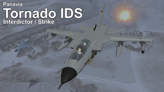 【MMDモデル配布】Tornado IDS&ECR 戦闘爆撃機