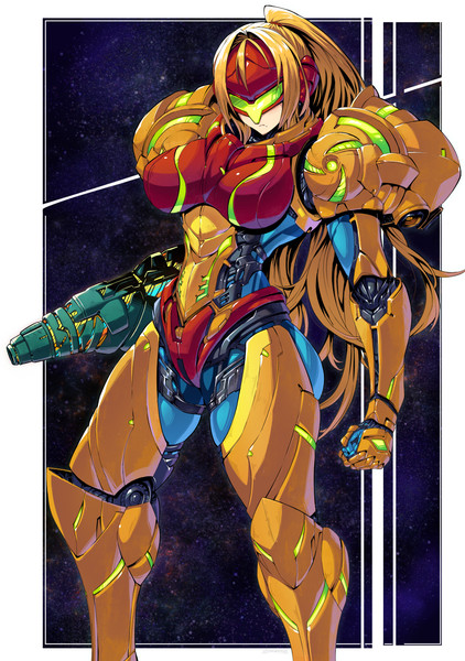 ハイブリットスーツサムス / しむれ/しむれ486 さんのイラスト ニコニコ静画 (イラスト)