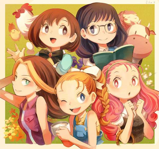 牧場物語（ハーベストムーン）のイラストver2