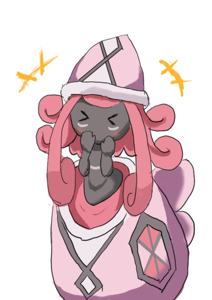 笑うカプ・テテフ / らむむ さんのイラスト ニコニコ静画 (イラスト)