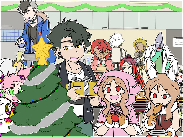 わちゃわちゃなクリスマスイブ。