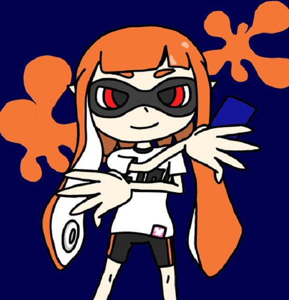 インクリング（イカガール）描いてみた