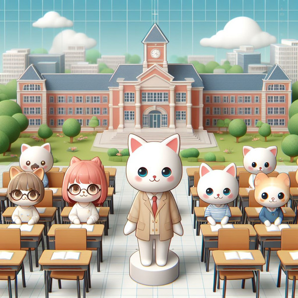 【AI生成】椅子でSOS/石川・大学校舎前