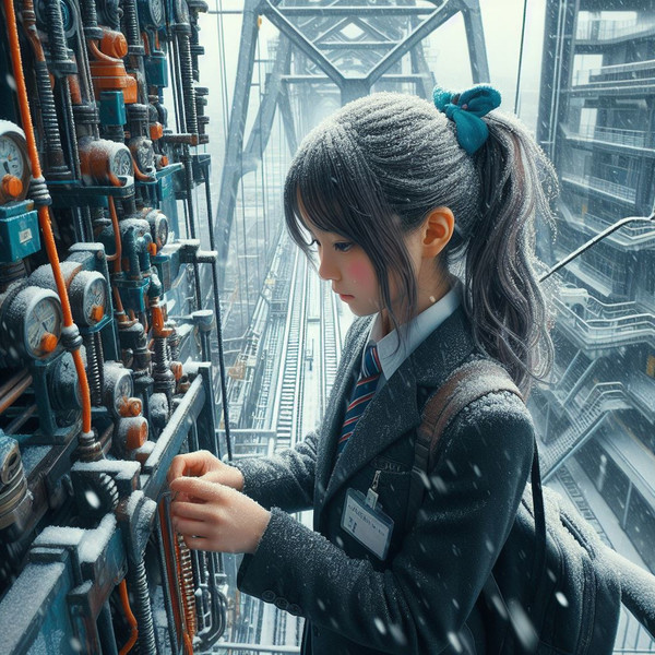 普通高校の反重力粒子発生装置を操作中！ / 久保田麻衣 さんのイラスト ニコニコ静画 (イラスト)