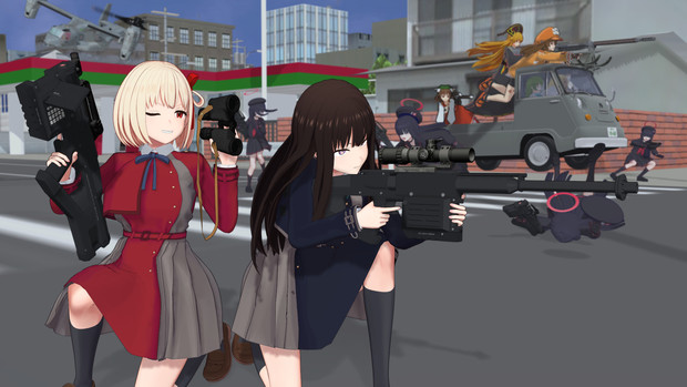【MMDモデル配布】IrDA TACTICAL WEAPON