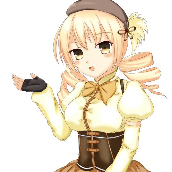 てぃろふぃなーれ 初投稿ﾃｽﾄupです ということでマミさんです にゃんちぅ さんのイラスト ニコニコ静画 イラスト